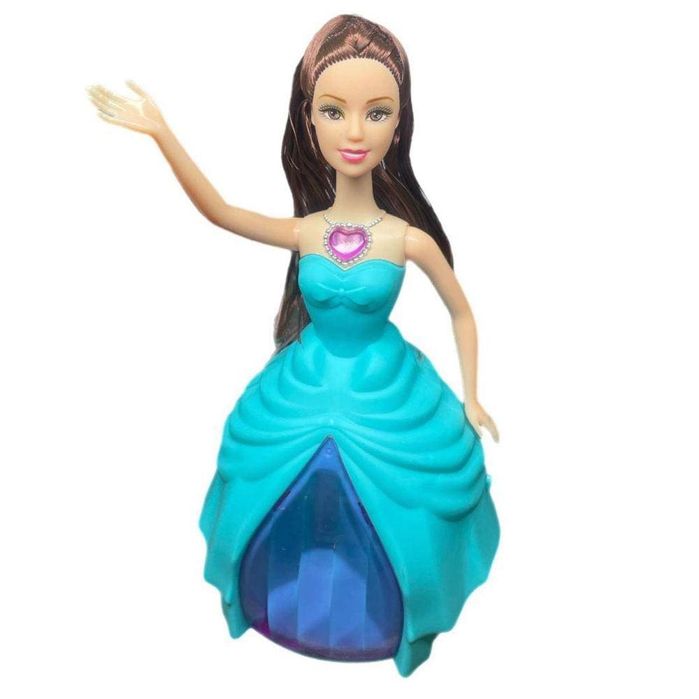 Boneca Angel Dançarina Com Luz E Som Vestido
