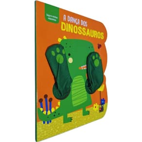 Livro Físico Infantil Cartonado Coleção Segure Minhas Mãozinhas: A Dança dos Dinossauros