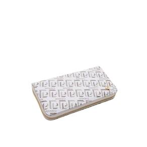 Carteira Feminina Luxo Chenson Mono Art 2415202 Off White