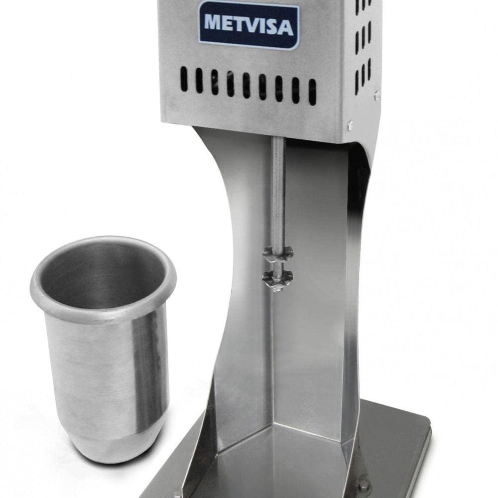Batedor de Milk Shake 127V Metvisa Prata