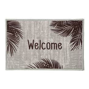 Tapete Entrada Cleankasa 40cm x 60cm Palm Trees Kapazi