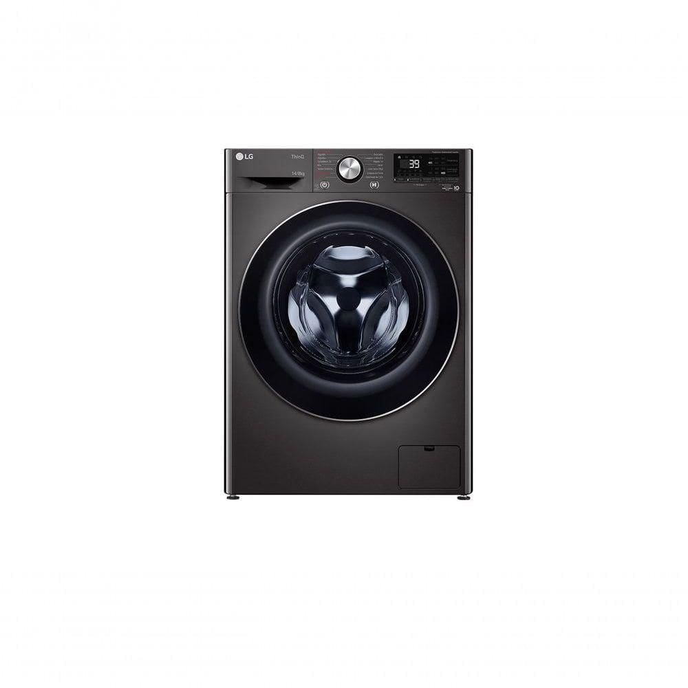 Lava e Seca LG Smart VC2 14kgBlack Inox com Inteligência Artificial AI DD CV9014BC2A 220V