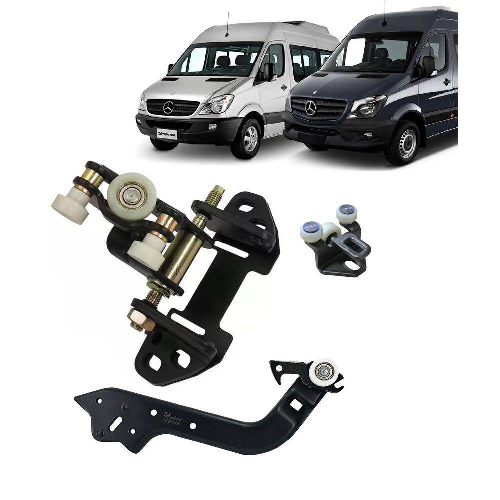 Kit Carrinho Guia Sprinter 2013 A 2018 3 Peças