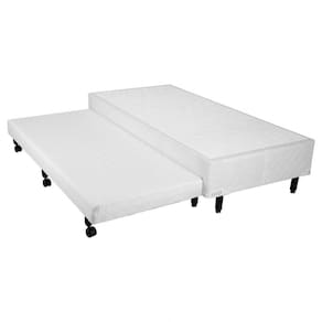 Bicama Box Mega Branco com Auxiliar em Espuma - 088x188 - Solteiro