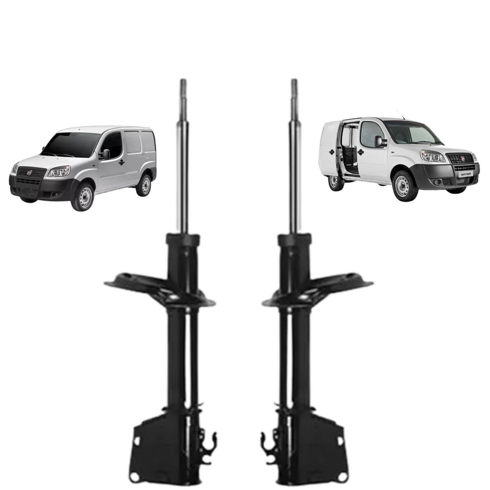 02 Amortecedor Esquerdo+Direito Kayaba Dianteiro Fiat Doblo 2002 A 2021