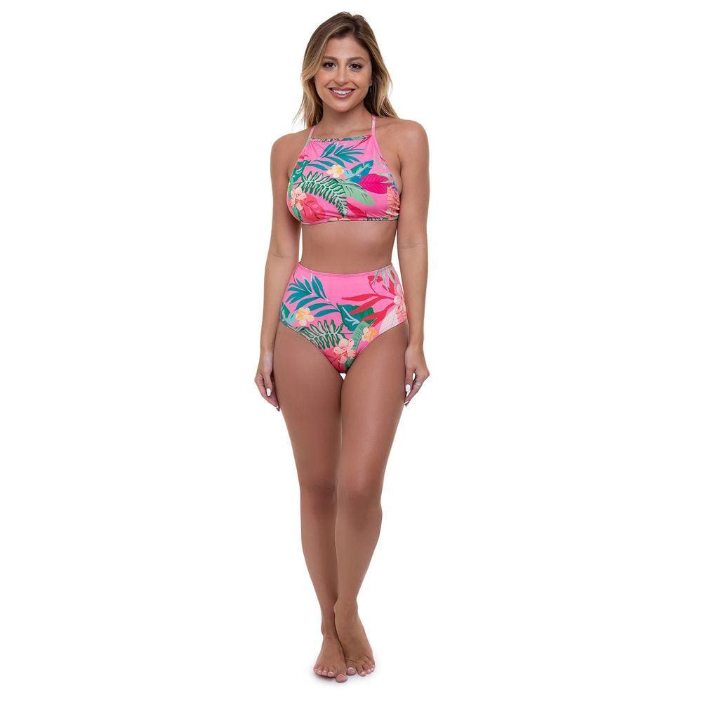 Biquini Hot Pants Rosa Bio Beachwear