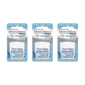 Fio Dental Johnsons Reach 50M Extra Fino - Kit Com 3Un