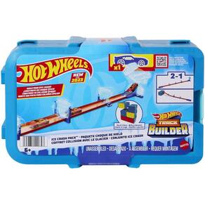 Hnj66 Hot Wheels Track Builder Pista Caixa Pequena De Acrobacias