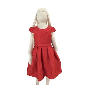 Vestido Festa Infantil Petit Cherie Vermelho Luxo tam 6