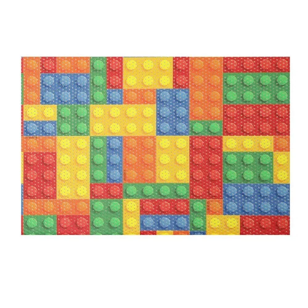 Tapete Brisa Infantil 100cm x 130cm Blocos Kapazi