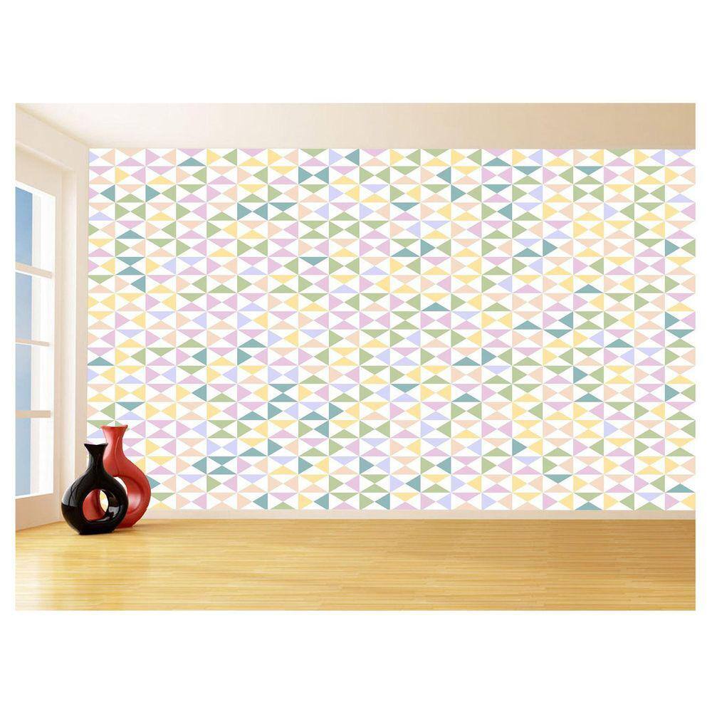 Papel De Parede Geométrico Formas Linhas Cores 3,5M Gmt31