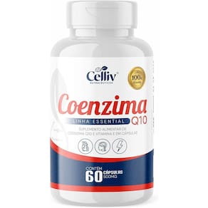 Coenzima Q10 100Mg Por Porção 60 Cápsulas Celliv