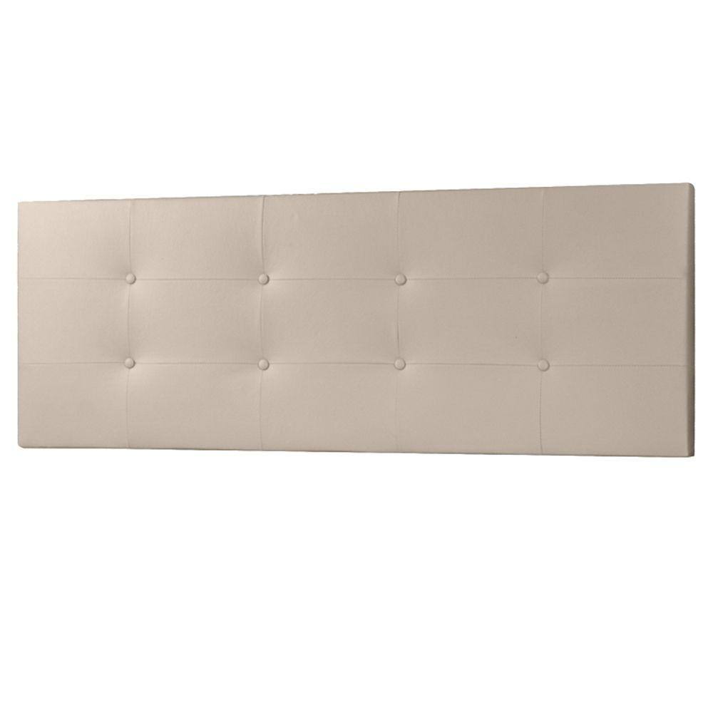 Cabeceira Painel Queen 1,60m Berlim Corano Bege - Pallazio