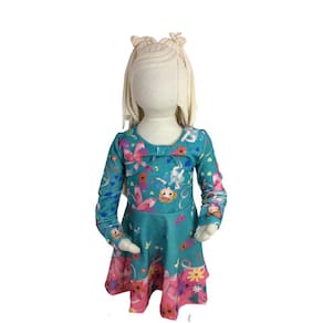 Vestido Infantil Mon Sucre Verde tam 3
