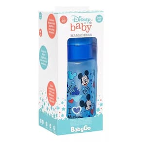 Mamadeira Mickey 300ml Wide Neck Orto Sil - Baby Go