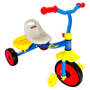 Triciclo de Pedal Bike com porta coisas Uni Toys 1801 Rosa