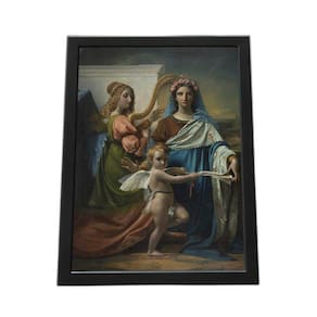 Quadro Com Moldura Religião Cristã 039 Religiao-039-M1