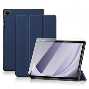 Capa Couro + Película Vidro Para Tablet Samsung A9+ 11 X210