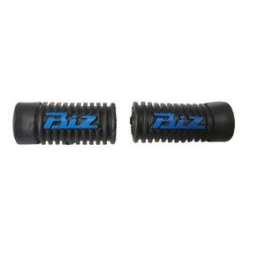 Borracha Pedaleira Estribo Dianteira Azul Biz 100 125 Até 15