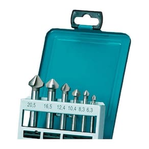 Conjunto De Escareadores 6,3Mm A 20,55Mm M3 A M10 06Pcs Makita D-42204