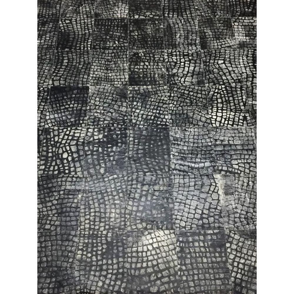 Tapete Couro 200x250 Croko Petróleo