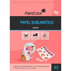 Papel Sublimático Nano A3 - 90g - 100 folhas