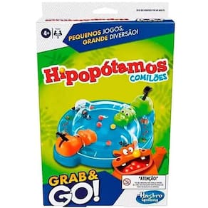 Jogo Hipopotamos Comiloes GRAB & GO Hasbro F8255