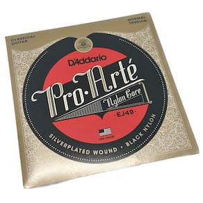 D`Addario Encordoamento Em Nylon Black Violão Ej49 Pro Arte