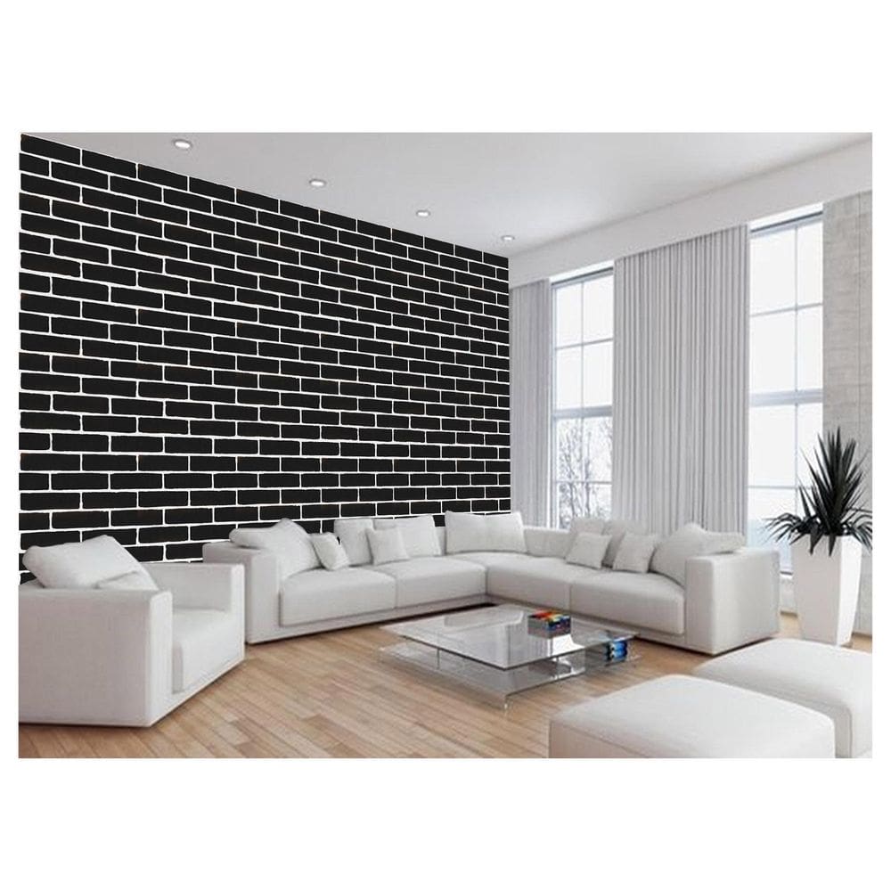 Papel De Parede 3D Tijolo Sala Tijolinho Vista 3,5M Xbr58