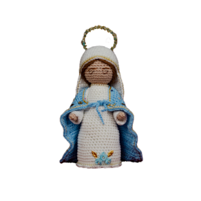 Santa De Crochê Nossa Senhora Das Graças Amiguruimi