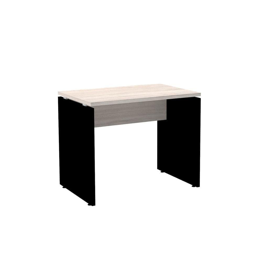 Mesa de Escritório Pé Painel PE25 em MDP 90 x 60 cm Cor Nogueira CasaBlanca e Base Preta