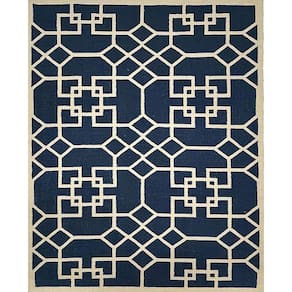 Tapete Kilim Geo 200x250 blue 01 66090