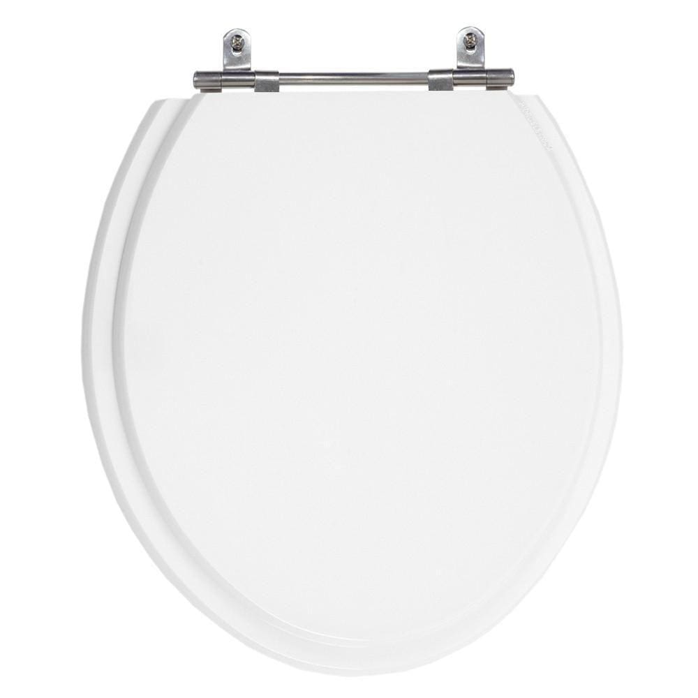Assento Poliéster Laminado Ivy Branco Tampa Vaso Santa Clara
