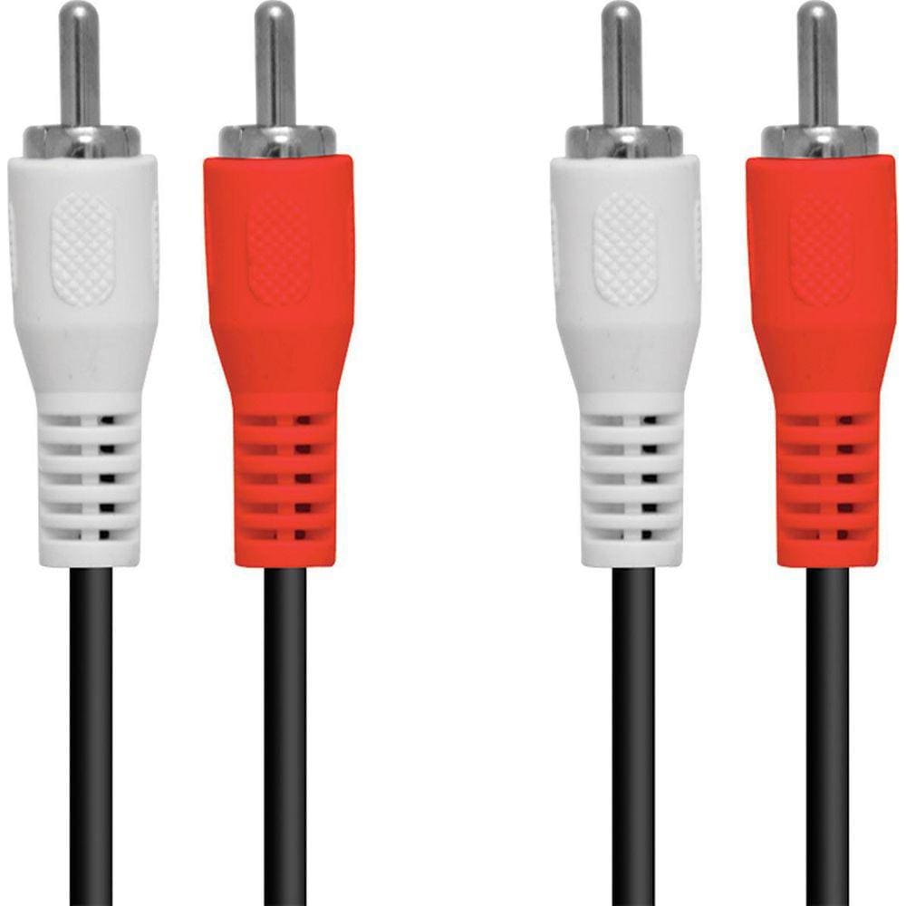 Cabo 2 Rca X 2 Rca 1.5 Metros - 2Rca-15 - Pc / 10