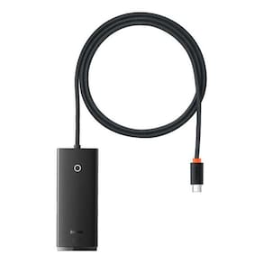 Adaptador Hub Baseus Tipo-C + 4 Portas Usb Cabo De 1 Metro