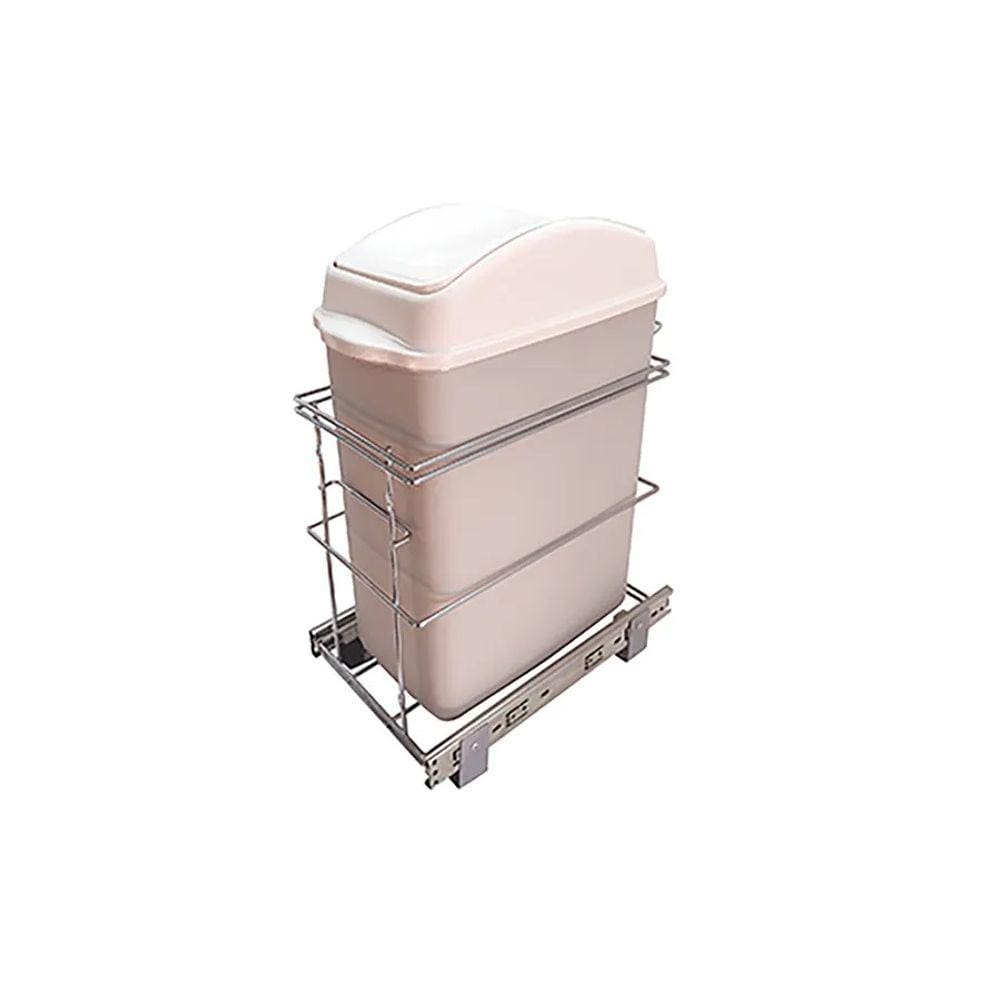 Lixeira Deslizante Simples Base 20,5 Litros Arapuxe