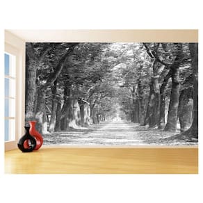Papel De Parede 3D Estrada Caminho Paisagem 3,5M Nes130