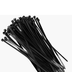 Jogo de 100 Abraçadeira Nylon Enforca Gato Preta 400 x 4,8mm - Starfer