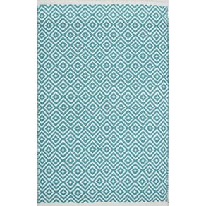 Tapete Kilim Cotton 200x300 CK03 turquesa