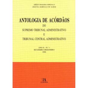 Antologia de Acórdãos do STA e TCA - Ano X - N.º 1
