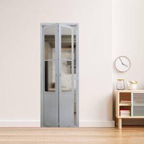 Porta Camarão Lambril com Vidro 210 X 80cm Linha 25 Lado Esquerdo Branco