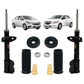 Kit Batente+Par Amortecedor Kayaba Dianteiro Onix 2013 A 2018