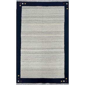 Tapete Kilim Jaipur 119x182 30 Preto/Cru