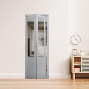 Porta Camarão Lambril com Vidro 210 X 80cm Linha 25 Lado Direito Branco