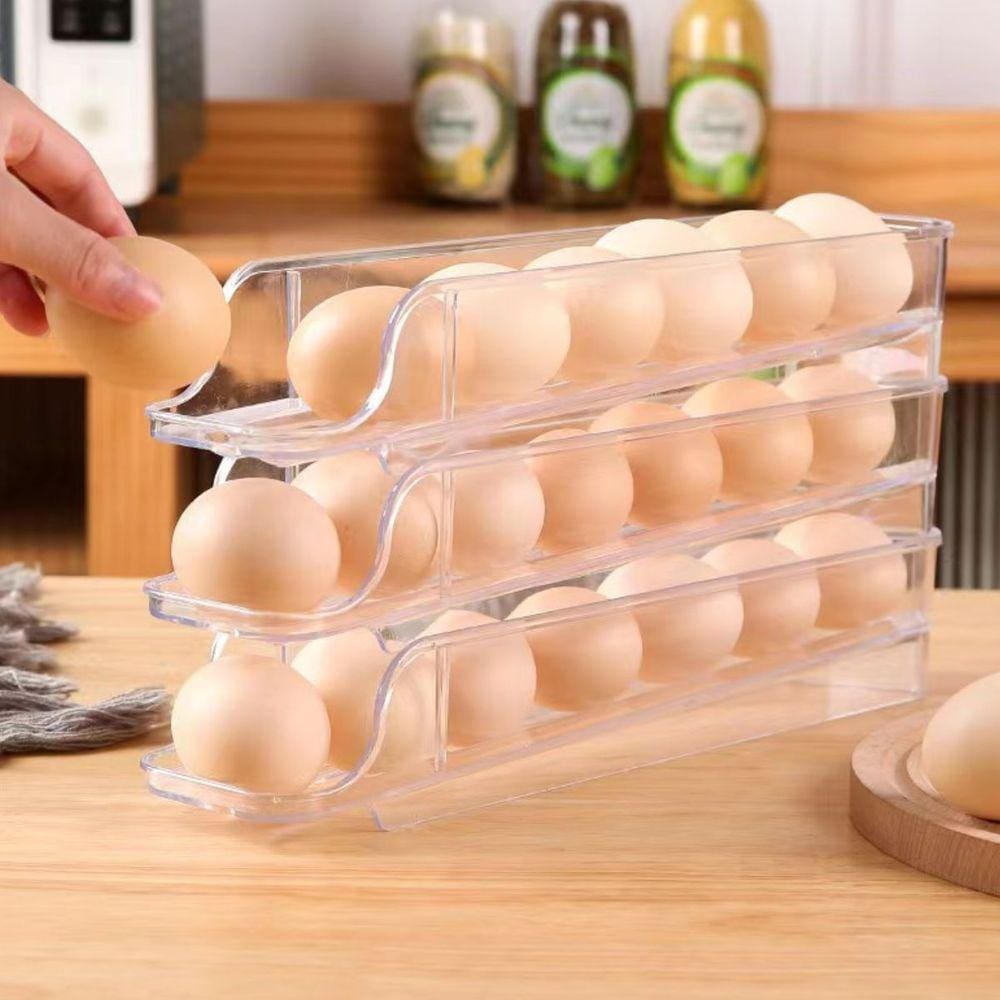 Porta Ovos Bandeja Dispenser 2 ou 3 Andares Multiuso 21 Ovos