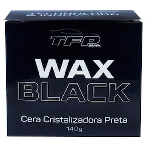 Cera Automotiva Cristalizadora Wax Black 140G Tfp