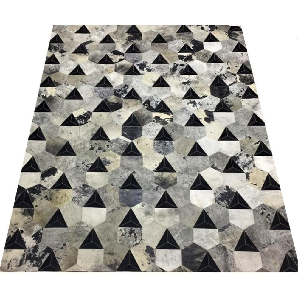 Tapete Couro 250x350 miss triangulo petróleo