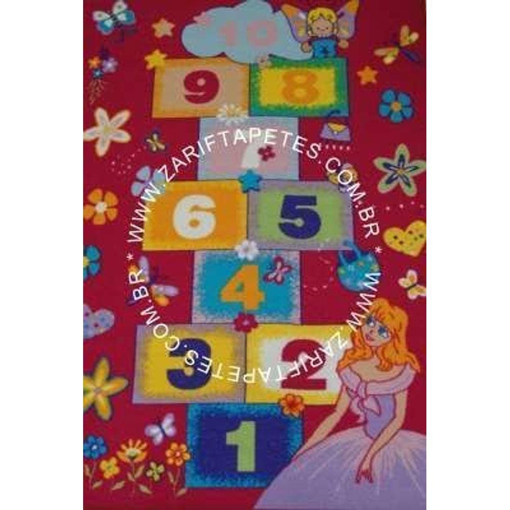 Tapete Infantil 100x140 Princesa
