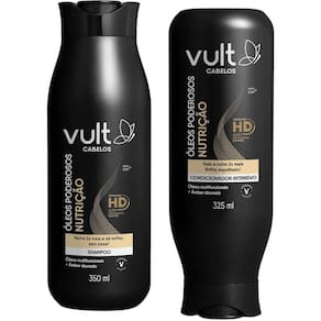 Kit Shampoo e Condicionador Vult Óleos Poderosos Nutrição