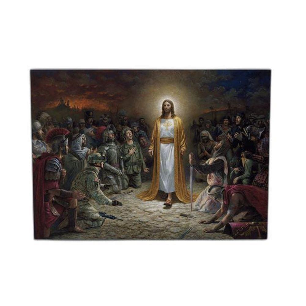 Quadro Placa Decorativa Religião Cristã 099 Religiao-099-M2